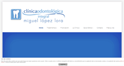 Desktop Screenshot of clinicamiguellopezlora.com
